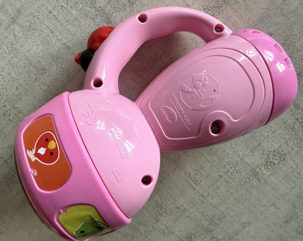 VTech Spin and Learn Color Flashlight BaBy Infant Toddler Kids Toy Game Pink WoW