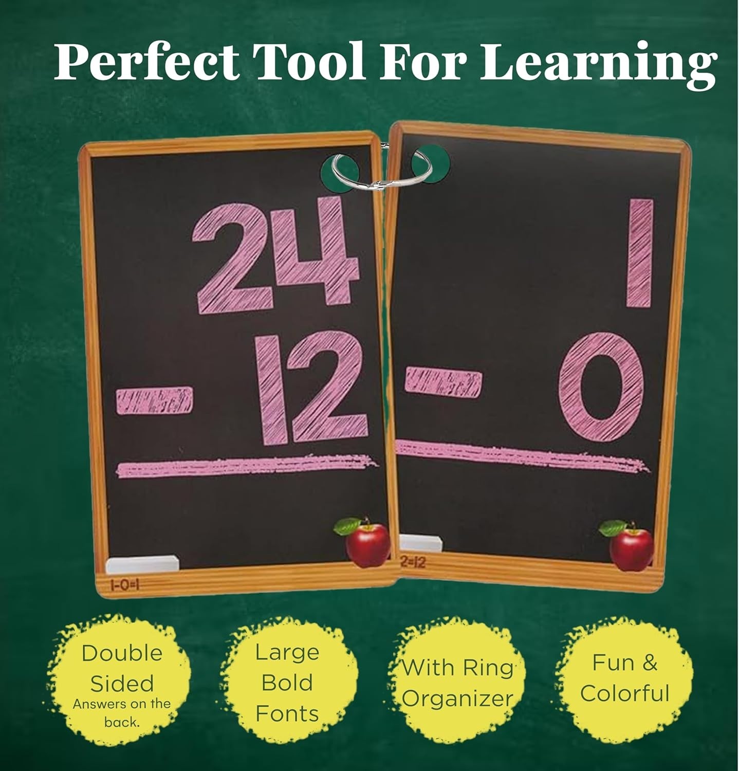 Color-Coded Math Flash Cards Set – 1st to 4th Grade Learning
