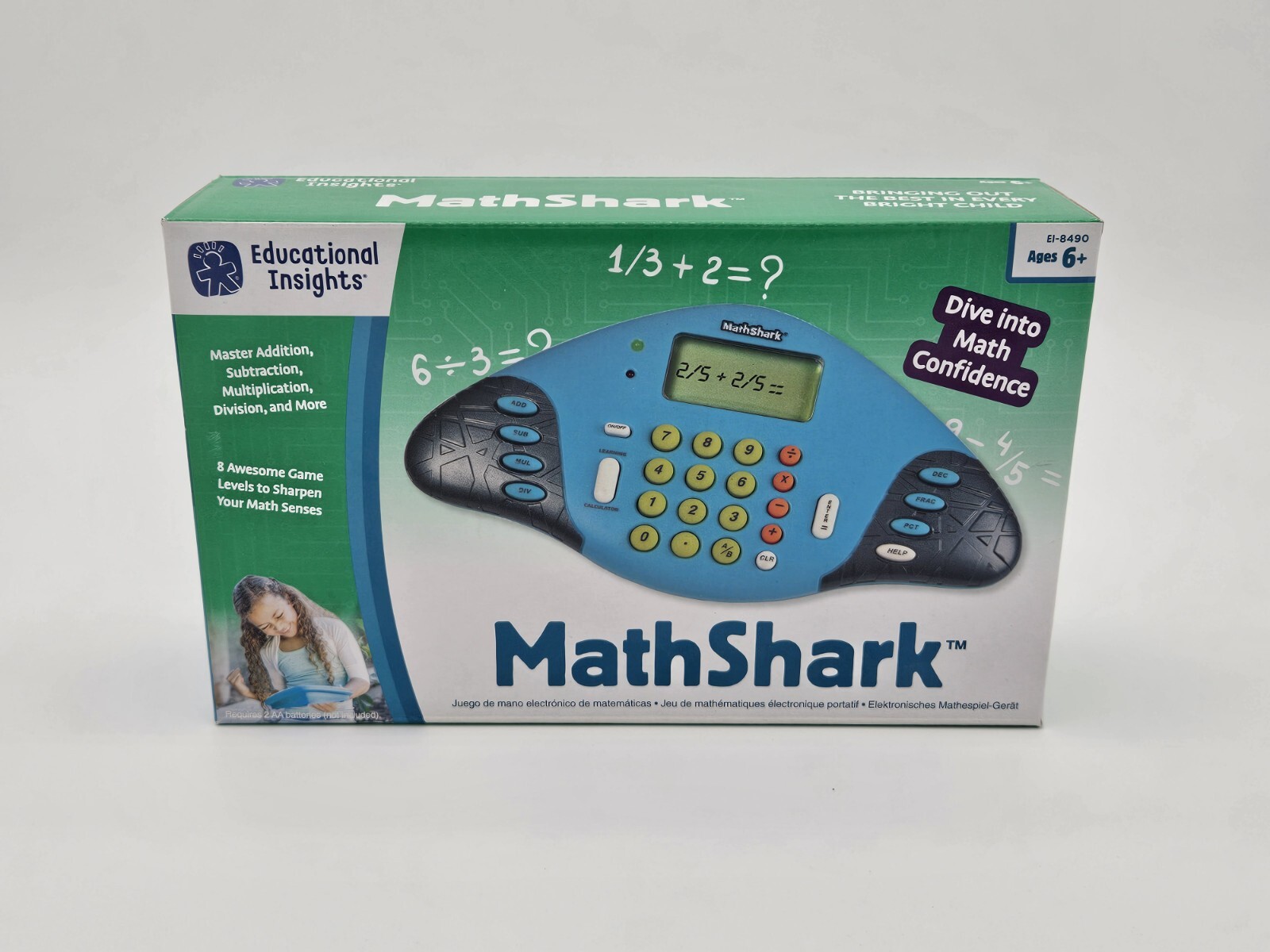 Math Shark Mathematic Skill Builder Game Educational Insights