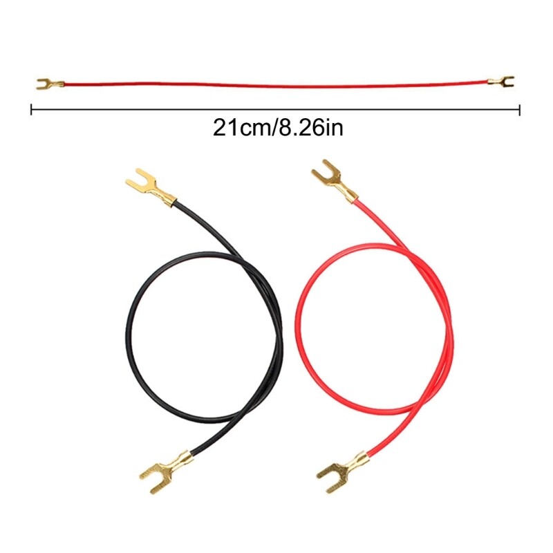 21cm Long U Shape Clip Electricity Test Leads For Laboratory Experiment Project