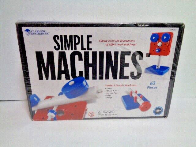 Simple Machines Learning Resources 5 models – 63 Pieces NEW/SEALED
