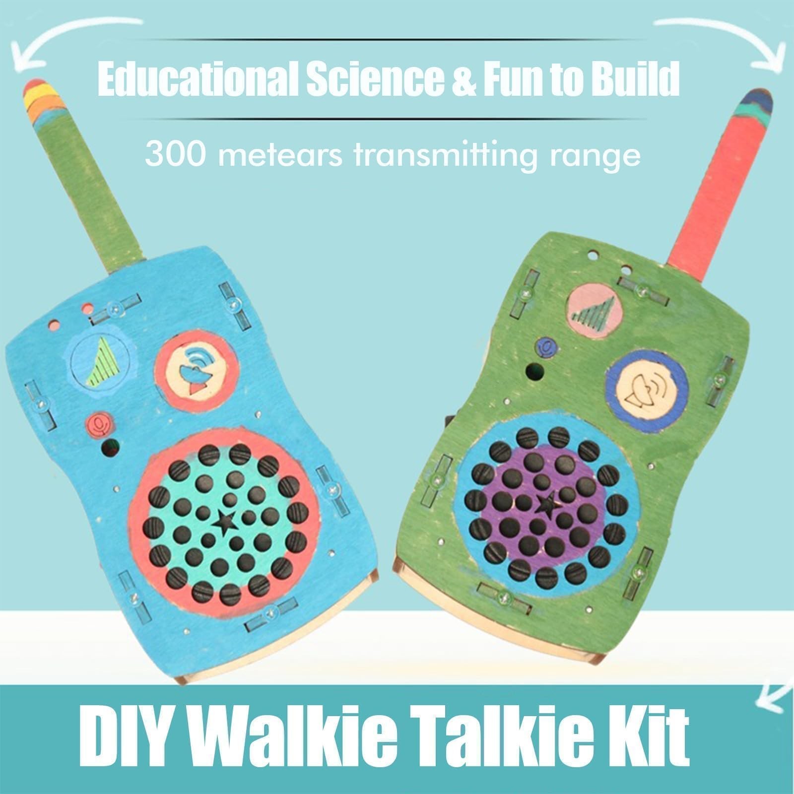 STEM Toys for Age 6-8-13 Crafts Kits Building Your Own Walkie Talkies for Stu…