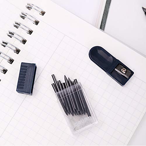 ZLKSKER 36pcs Compass Lead Refills 2 Millimeter 6 Count (Pack of 1), Black