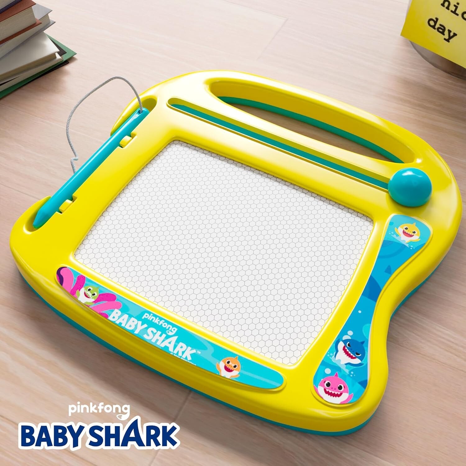 Lollipop Baby Shark Travel Magnetic Drawing Board for Boys or Girls