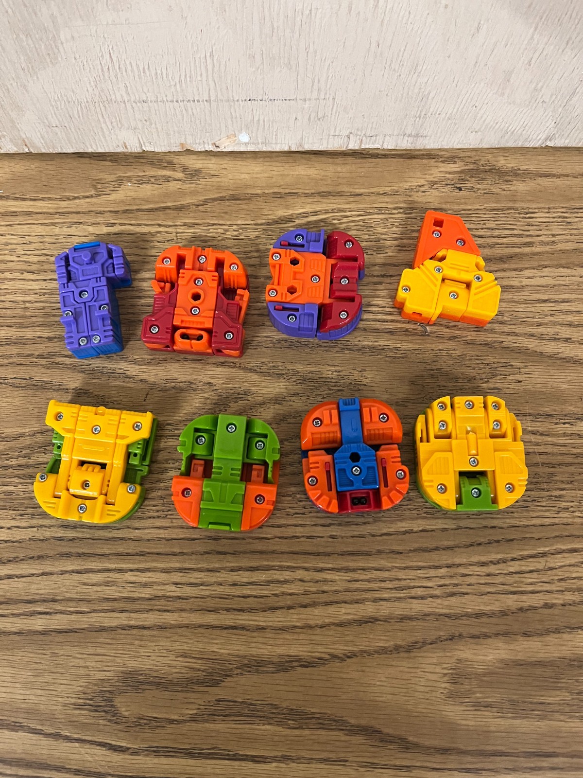 8-Alphabet Number Robots Combination Transforming Set Alphabots Stem Learning