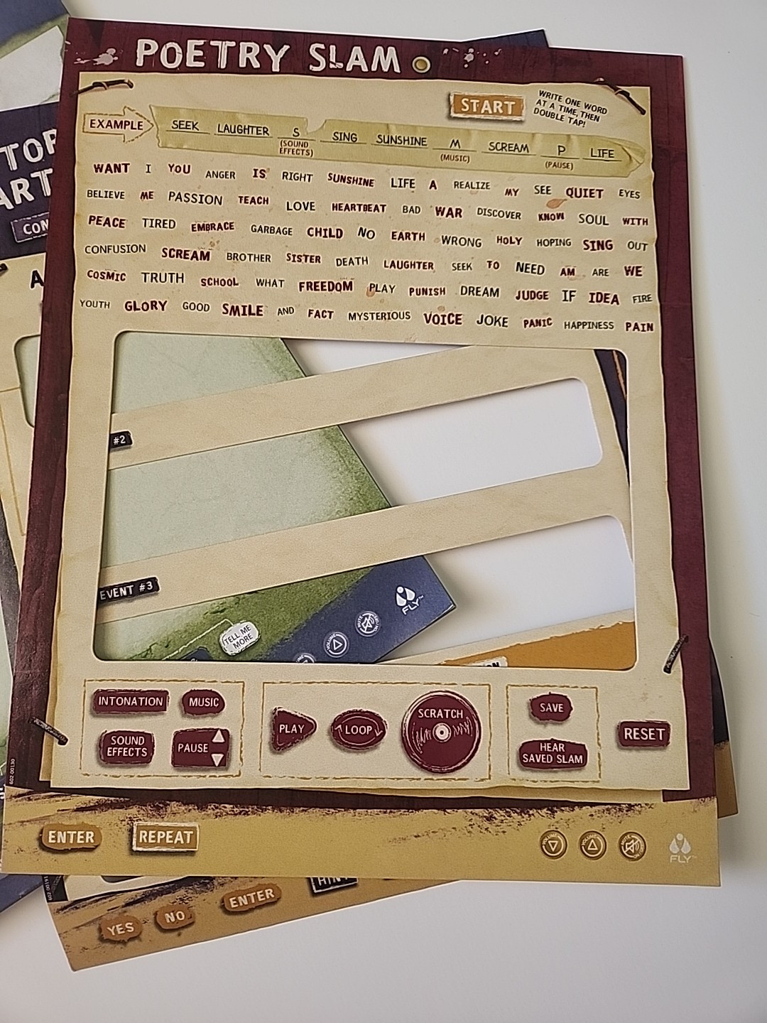 FLY Pen top Manual , Fly Through Writing Supplies Paper ~accessories Homeschool