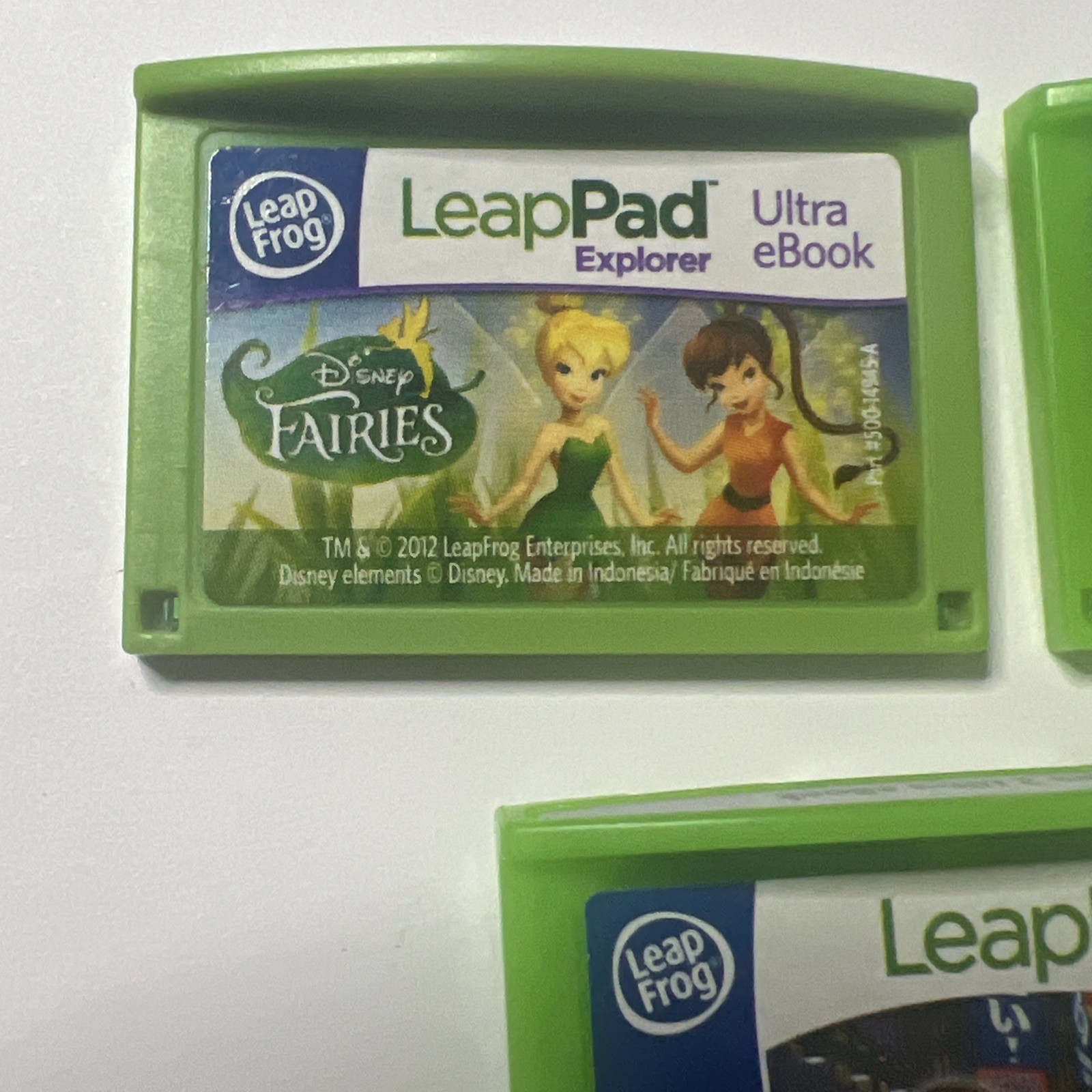 Lot of 5 Leap Frog LeapPad Learning Games Mr Pencil Dora Pet Pals Cars Fairies