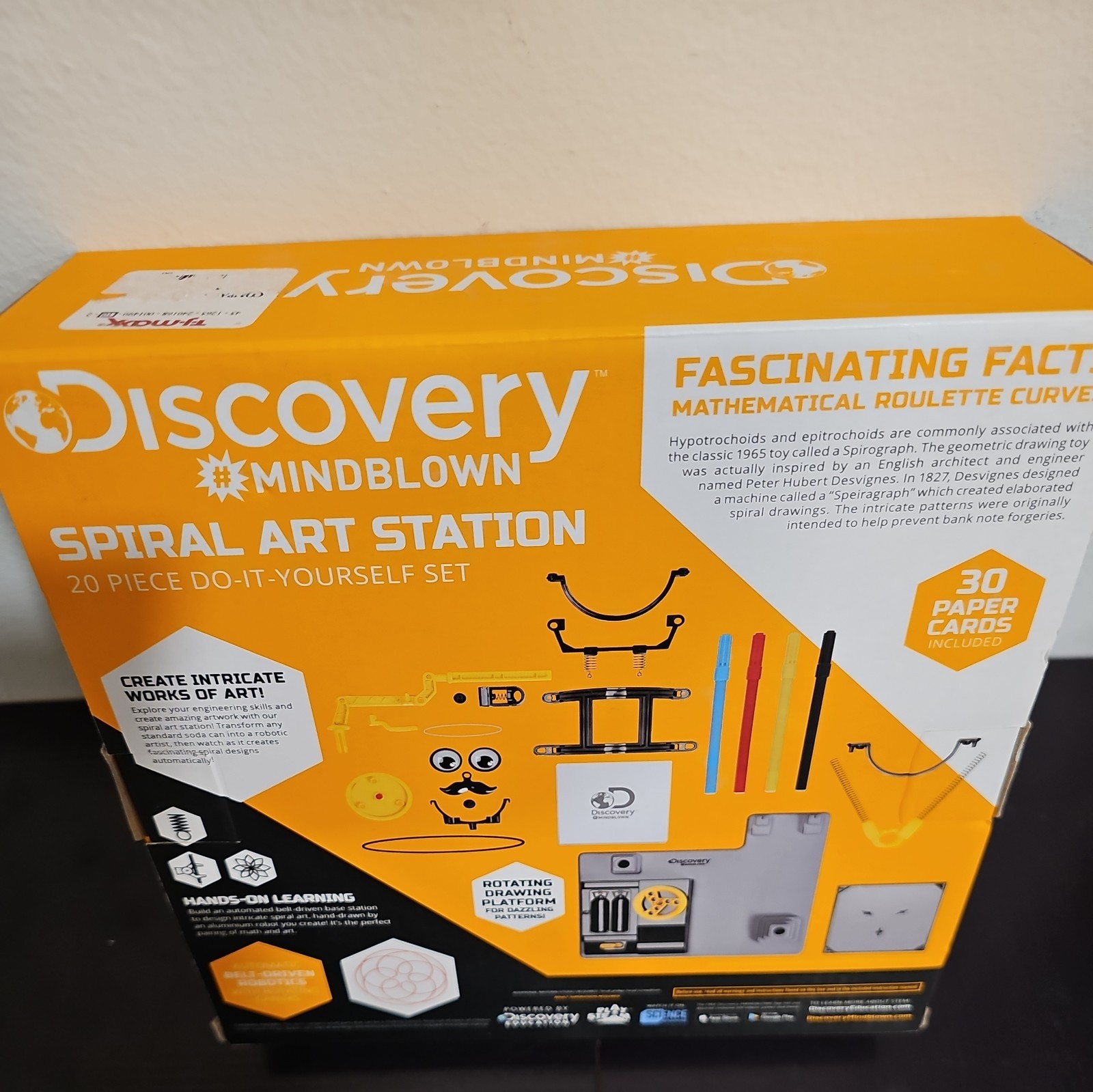 Discovery Mindblown Spiral Art Station DIY Kit Educational STEM Age 8+ New
