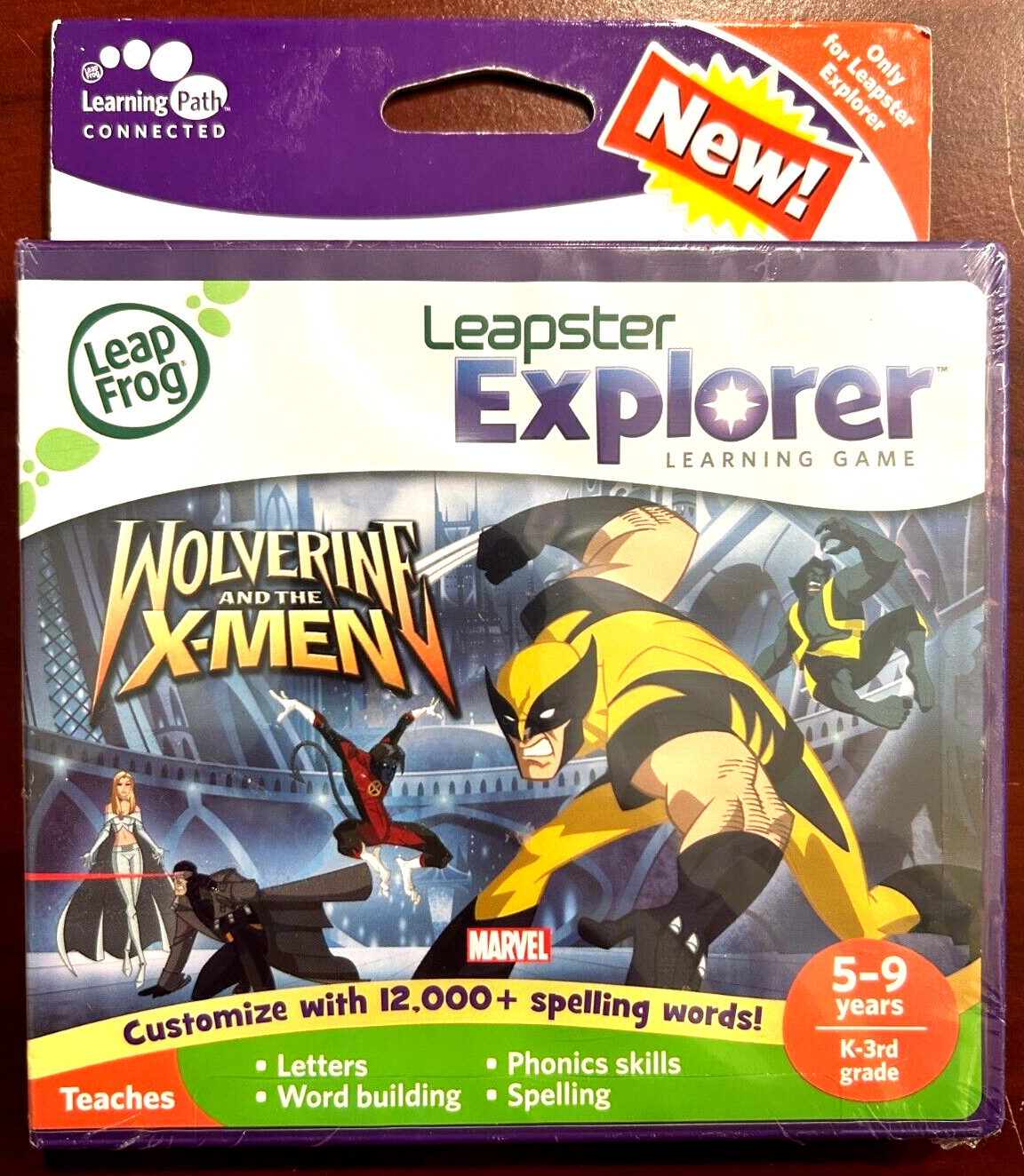 LeapFrog LeapPad Explorer: Wolverine and the X-Men, Leap Pad 1 2 3 GS Ultra NEW