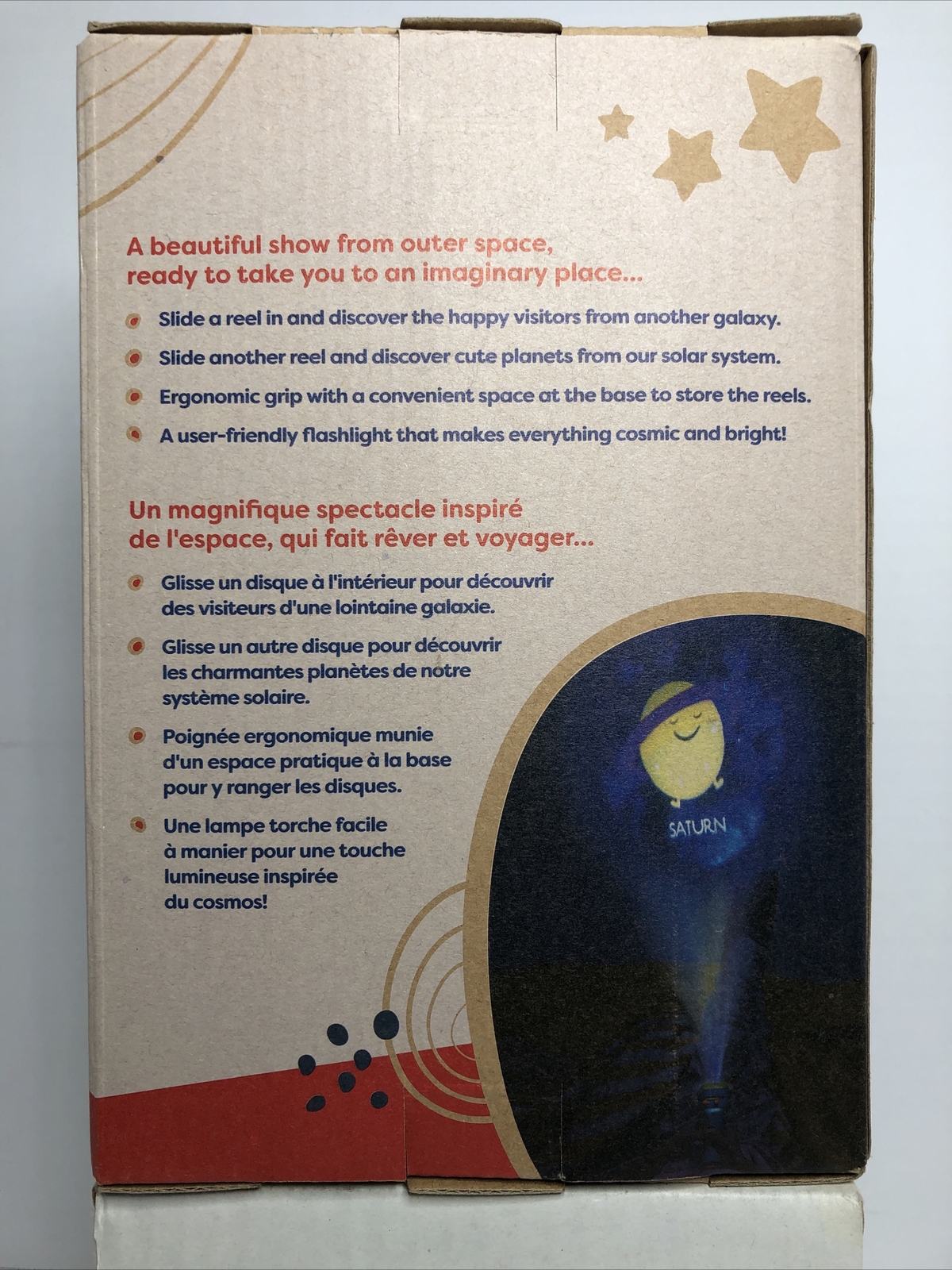 Flashlight and Projector Light Me To The Moon by Maison Battat Inc Btoys STEM