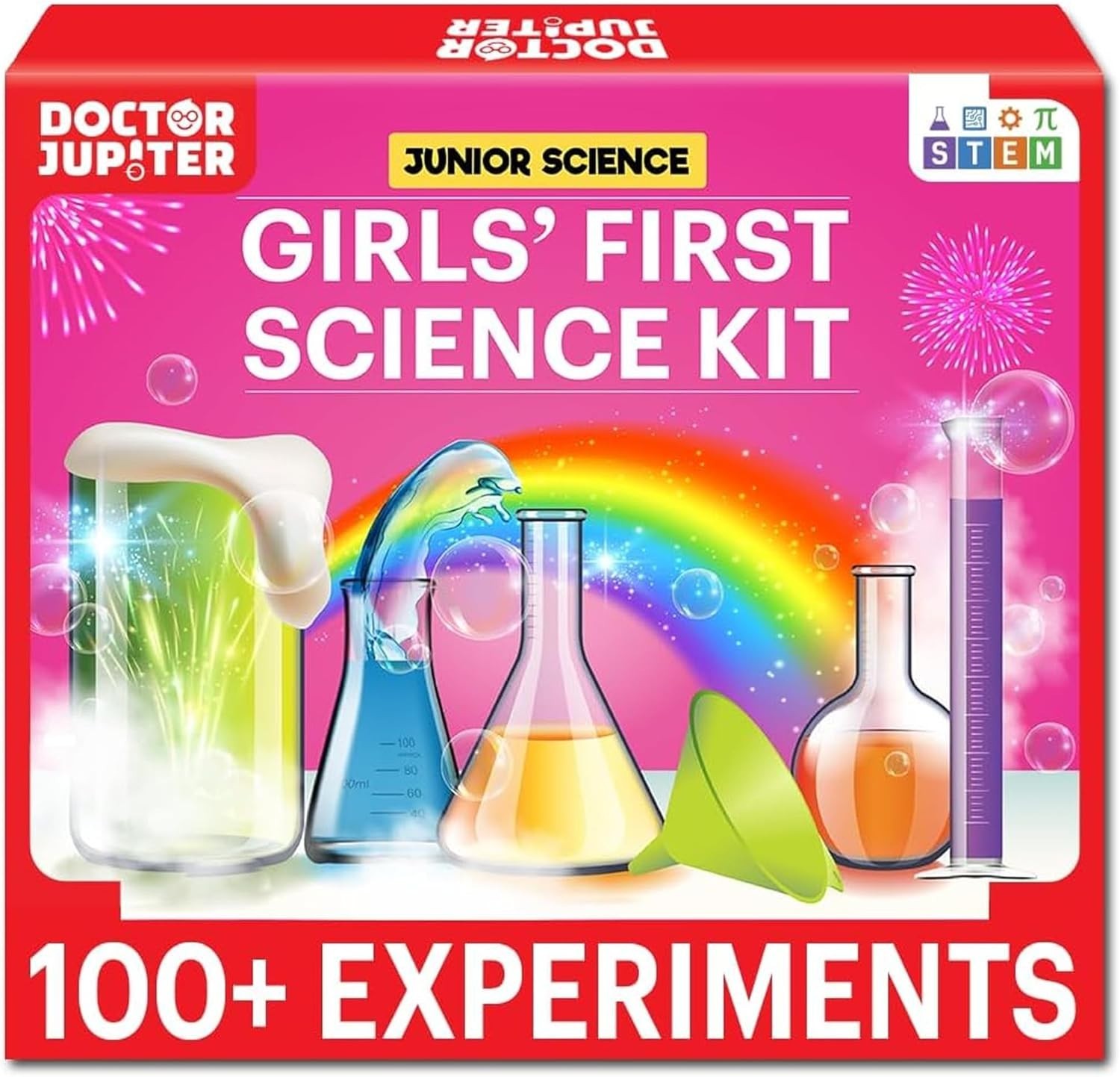 Girls First Science Experiment Kit for Kids Ages 4-5-6-7-8| Birthday Gift Ideas