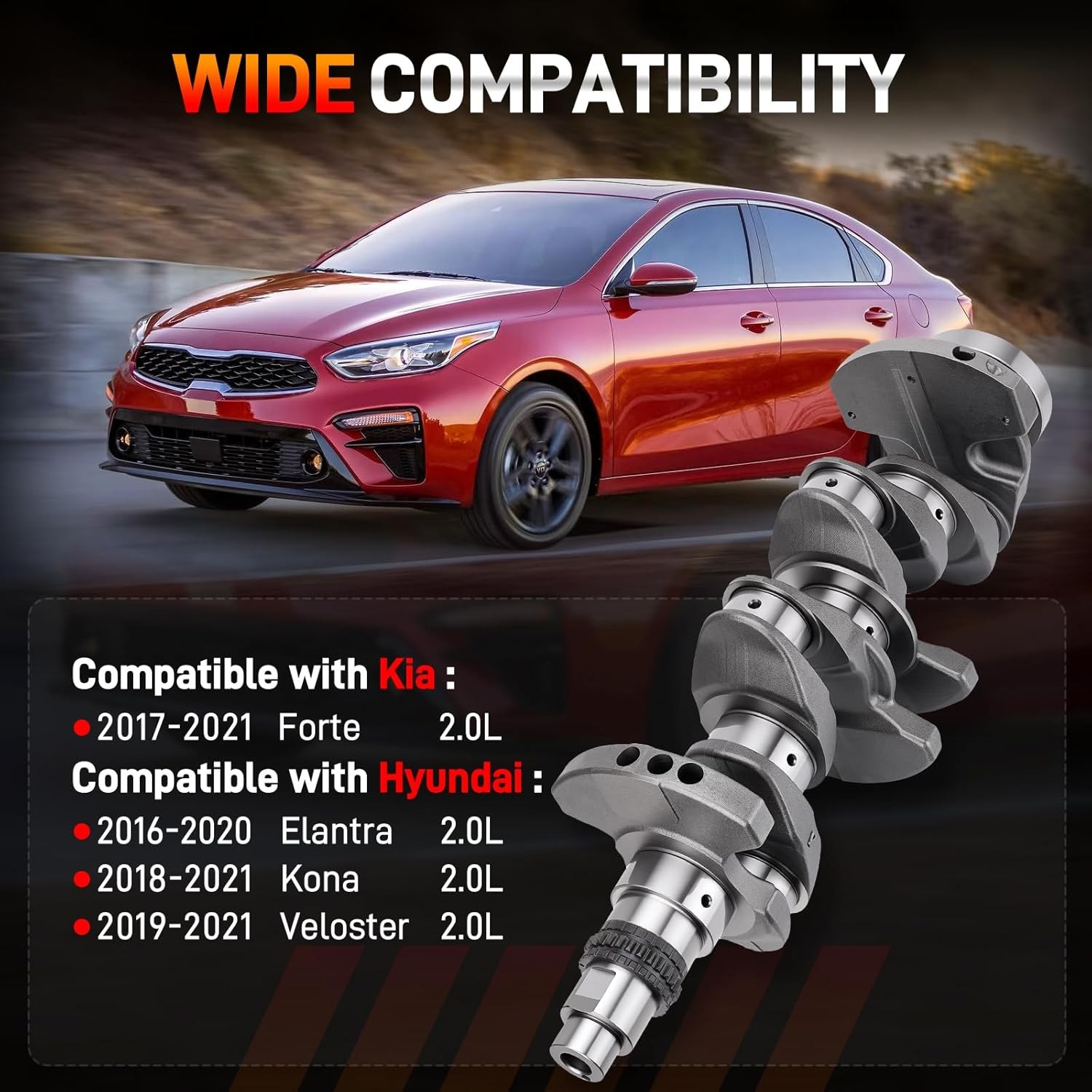 Connecting Rod Bearings Kit For Kia Hyundai 2.0L 2016-2021