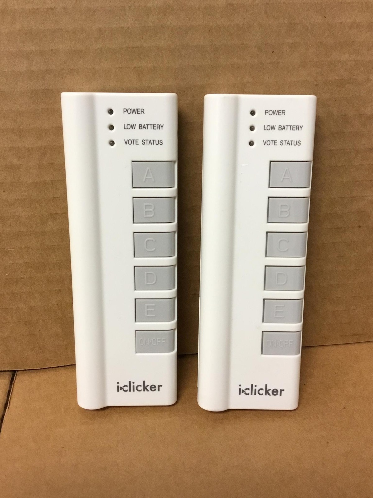 Lot of 2 iClicker 1st Generation Classroom Clickers Used Working No Batteries