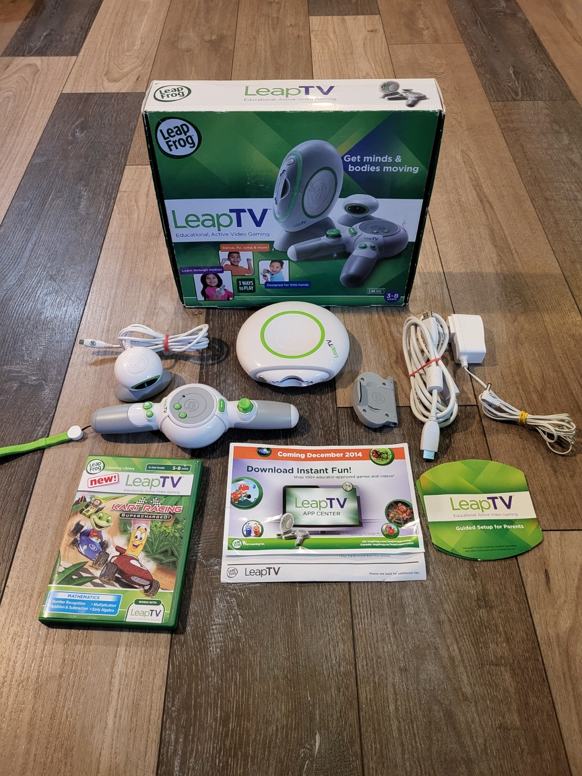 Leap Frog Leap TV Educational Video Gaming System LeapTV With One Game