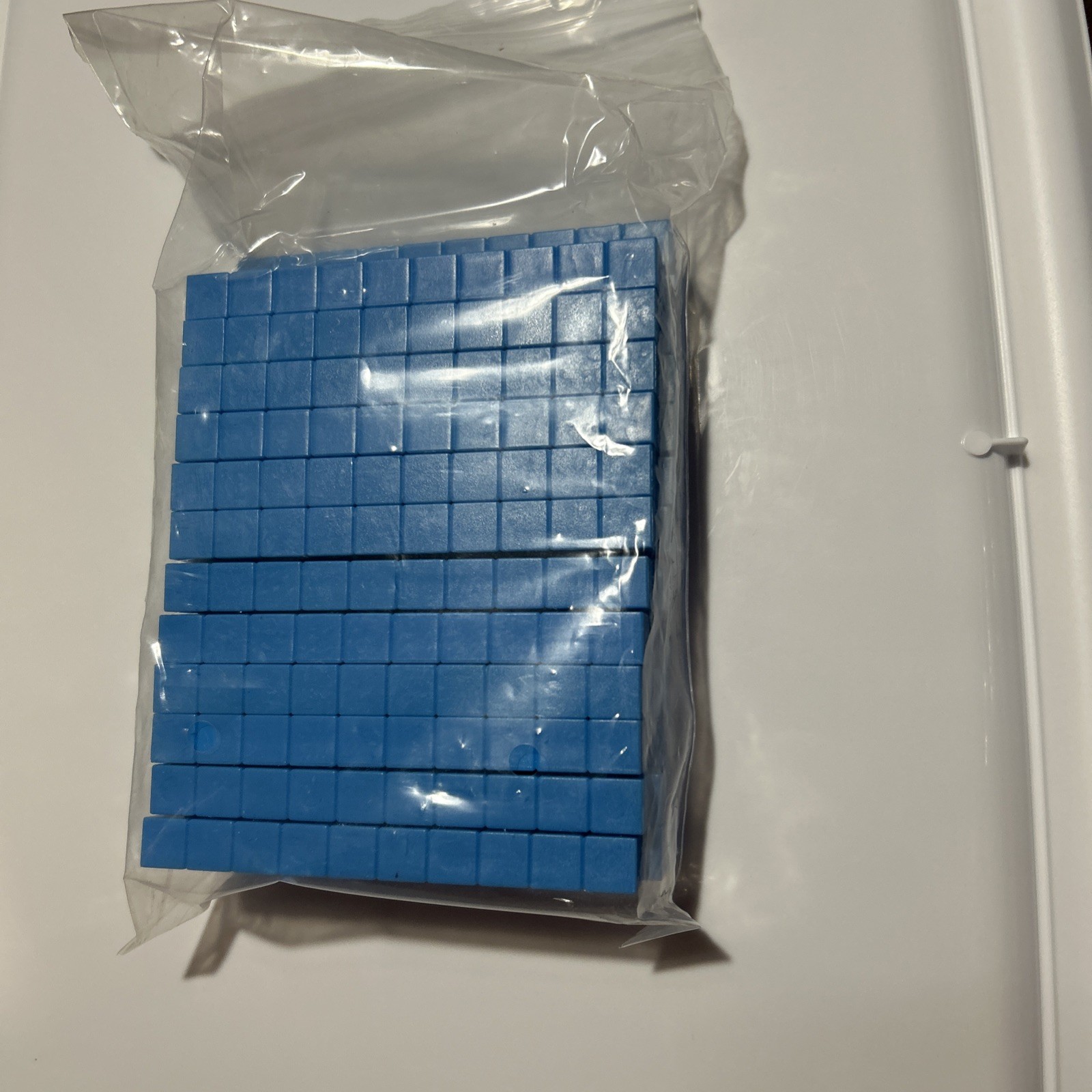 EAI Education Base Ten Rods, Place Value Manipulatives Blue Plastic Pack Of 50