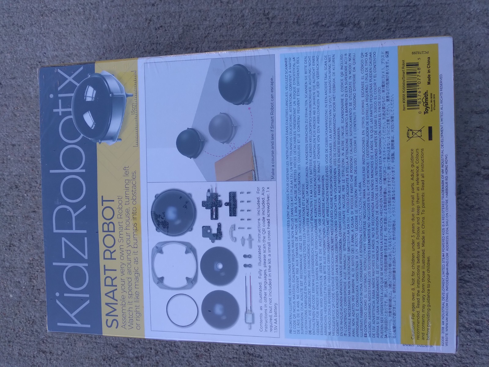 KidzRobotix Smart Robot Kit Steam 4m NEW Ages 8+