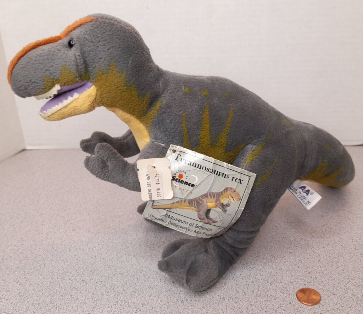 Aurora A&A DinosaursTyrannosaurus Rex T-Rex Boston Museum of Science NWT EUC