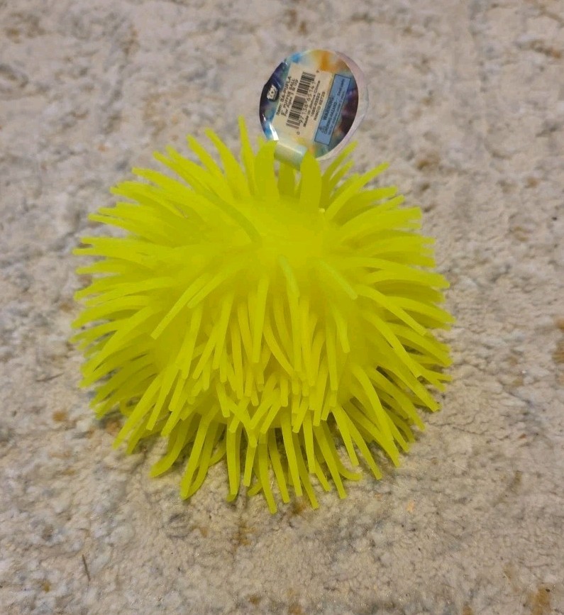 6» PUFFER BALL Neon Yellow