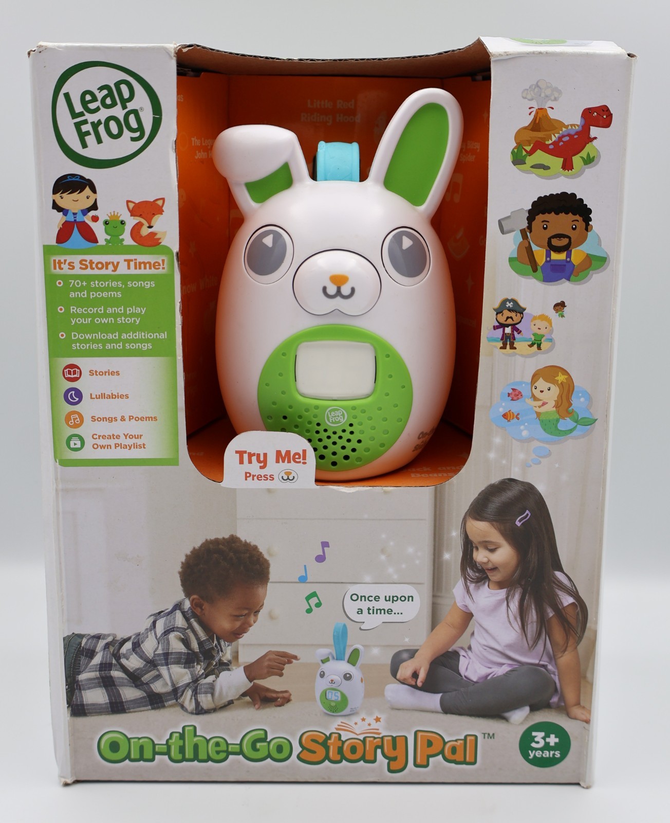 Leap Frog On-the-Go Story Pal LeapFrog Storyteller Lullabies Songs Poems 3+ 11a