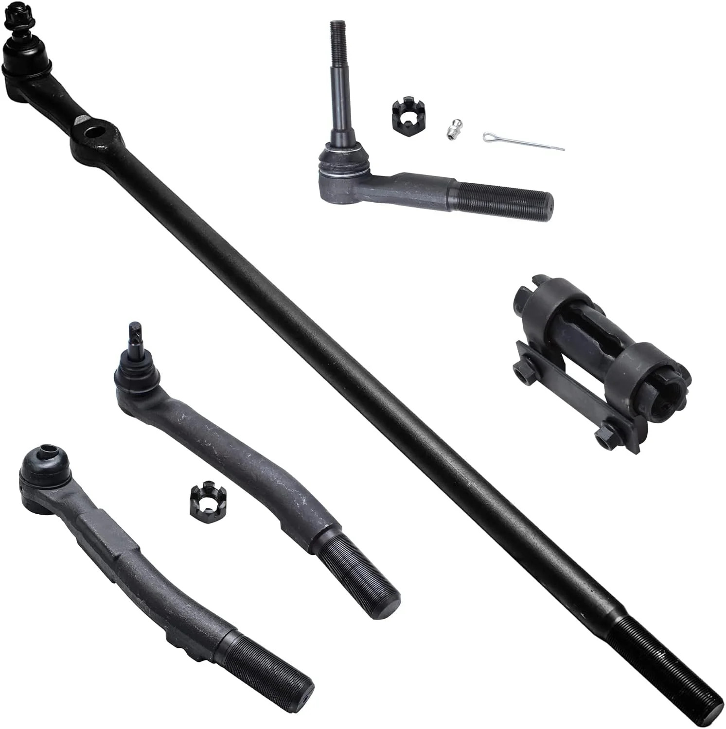 Detroit Axle – 4WD Front 5pc Tie Rods Kit for 2005-2016 Ford F-250 F-350 Super D