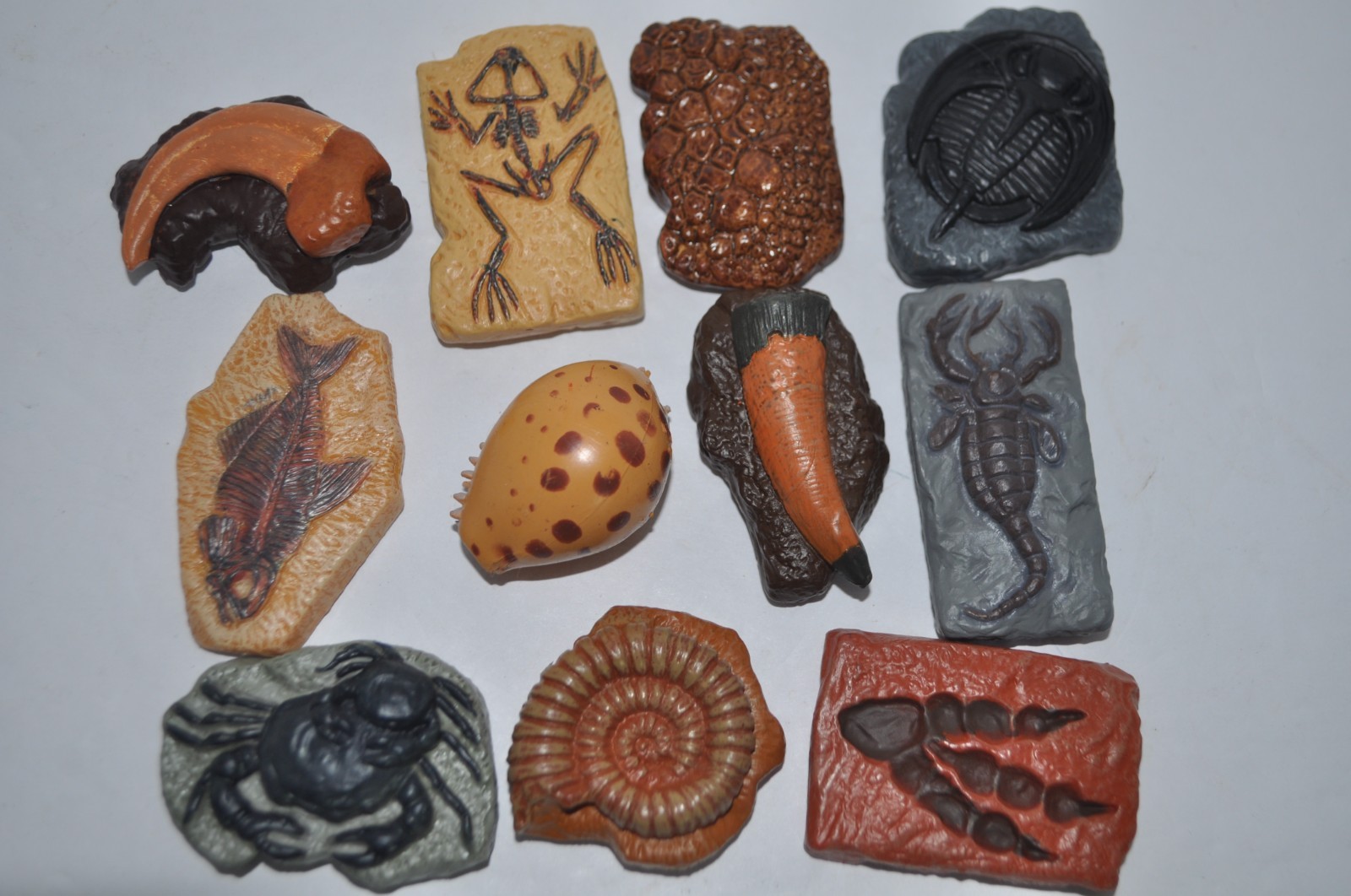 Safari Ltd Ancient Fossils Toob Miniature Collectibles 2009