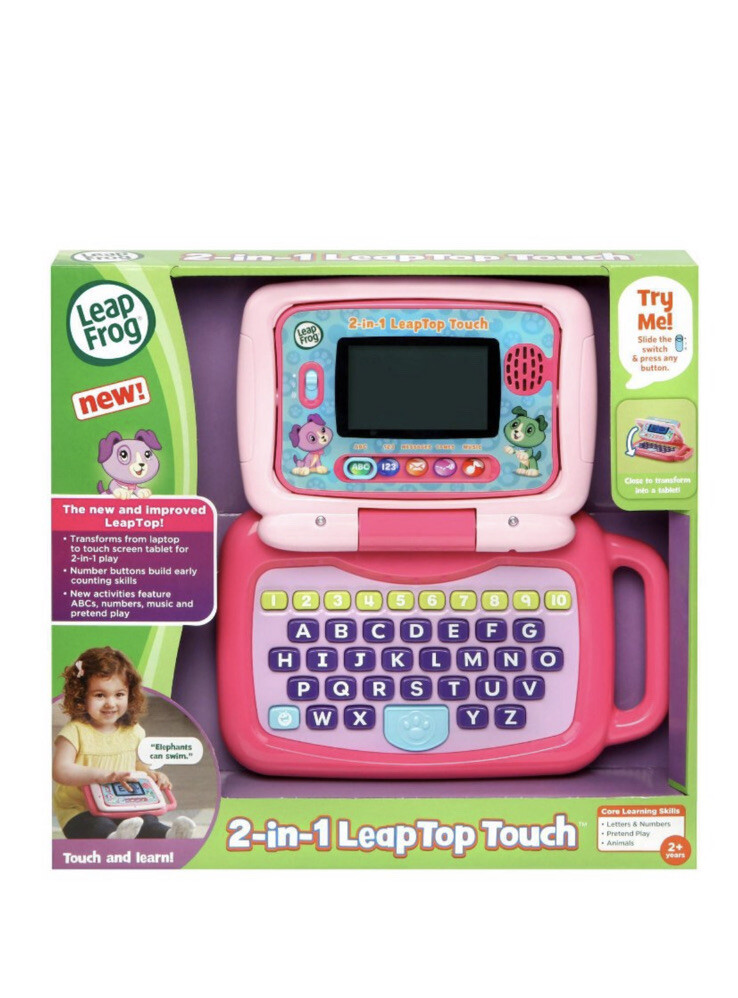 LeapFrog 2-in-1 LeapTop Touch, Pink