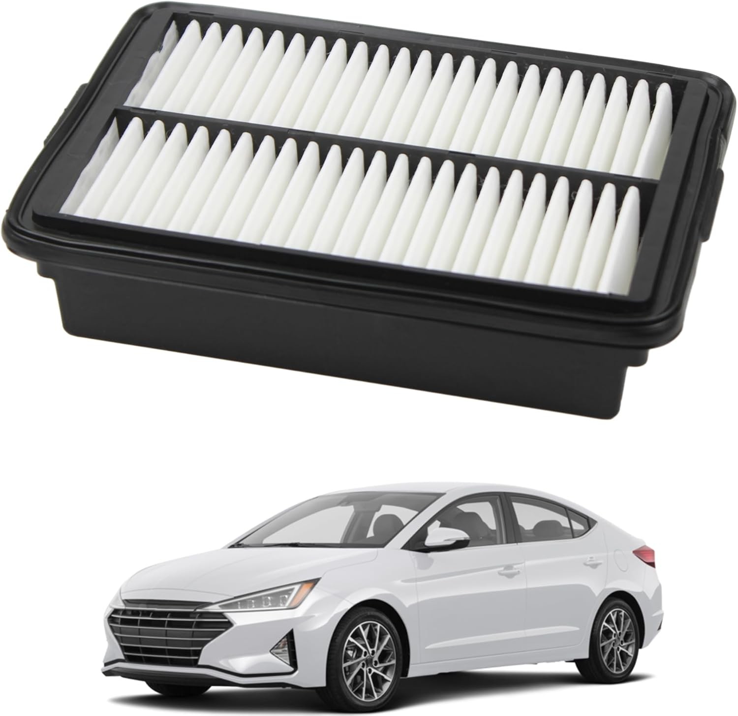 28113-F2000 Engine Air Filter – Compatible with 2017-2022 Hyundai Elantra/Elantr