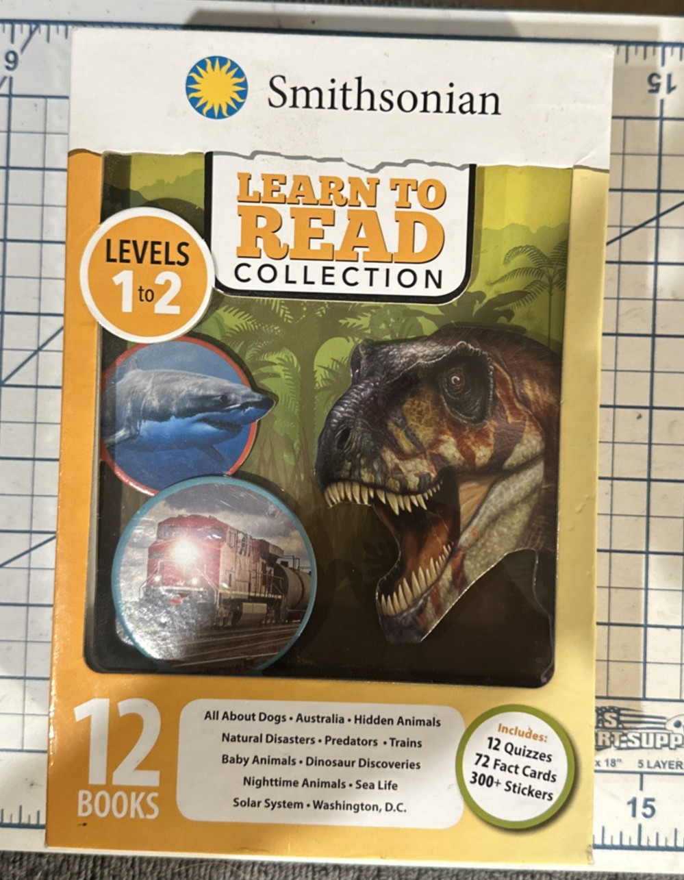 Learn To Read Level 1&2 Smithsonian Collection. 12 Books Included