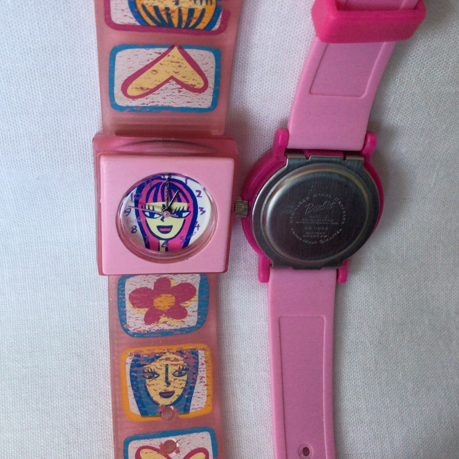 Barbie Telling Time Teacher Learning Material Book Clock & Watches Mattel