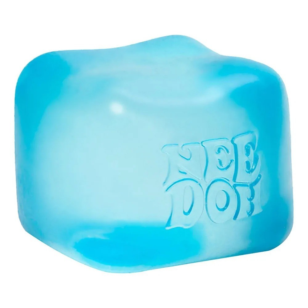 Schylling Nice Cube BLUE Sensory Squeeze Toy with Super Solid Squish UNBRANDED