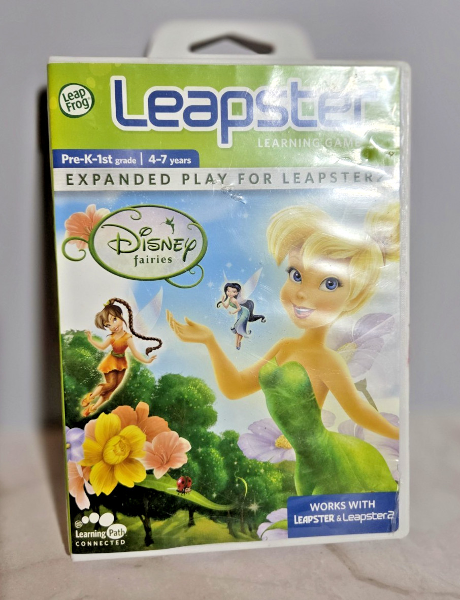 Leapster Explorer Disney Fairies Tinkerbell Game Leap Frog (Pre-K – 1st Grade)