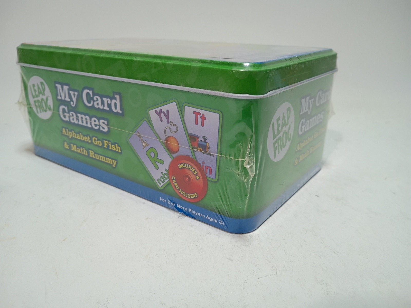 Leap Frog My Card Games Alphabet Go Fish Math Rummy New In Tin Sealed