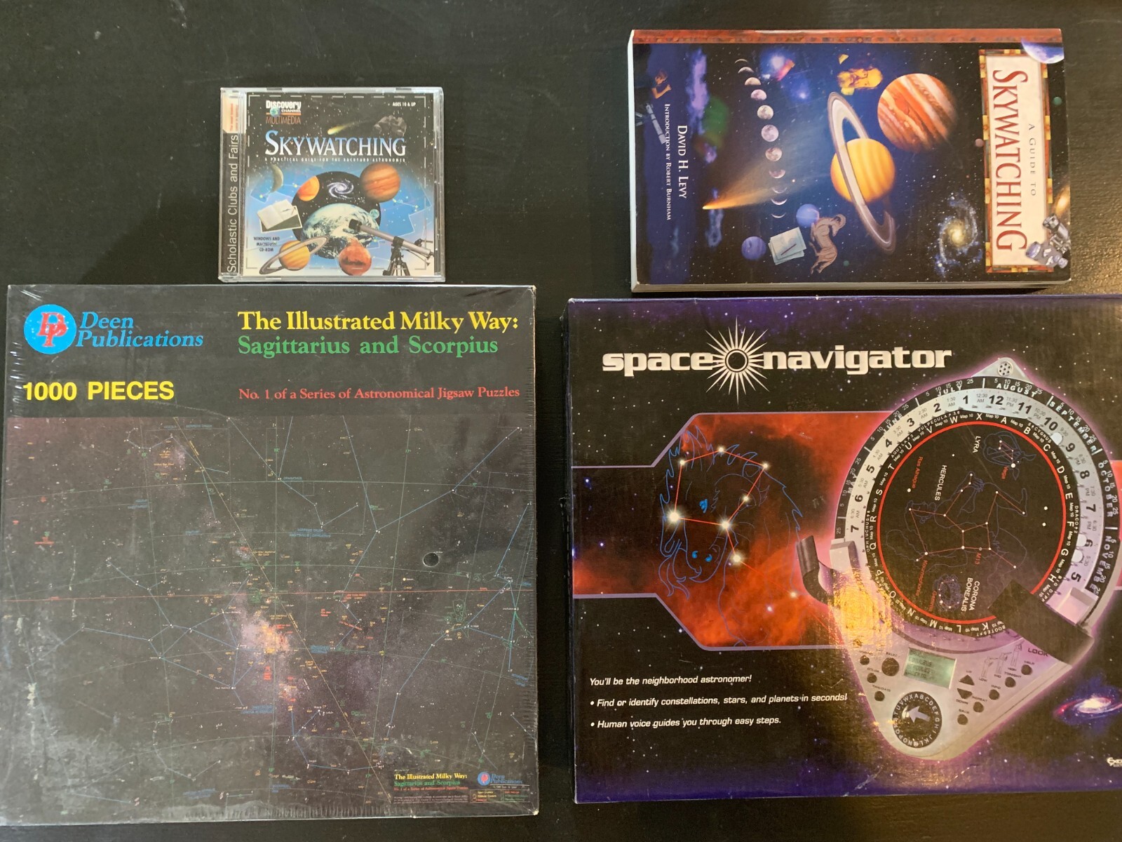Excalibur Space Navigator Model 765+Milky Way Puzzle NEW+Guide To Skywatching+CD