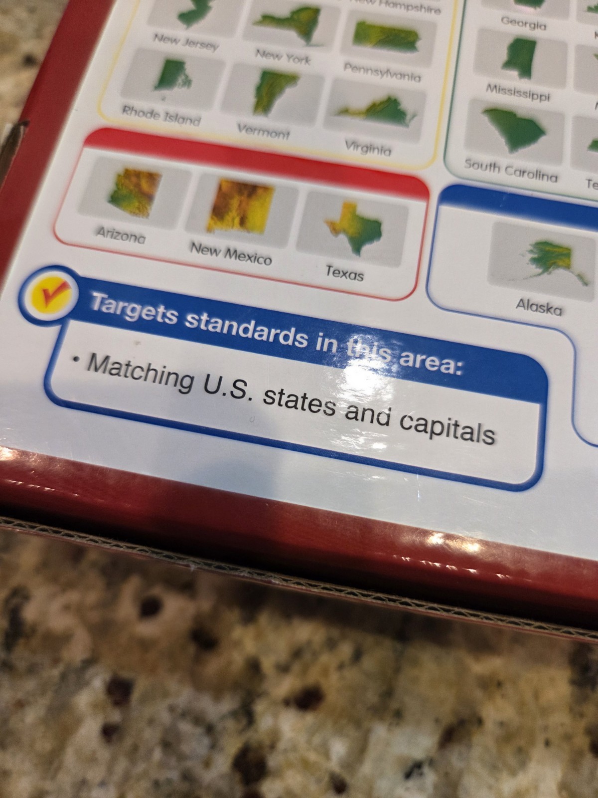 Lakeshore U.S. States and Capitals Match-Ups Boost Geography Skills Education