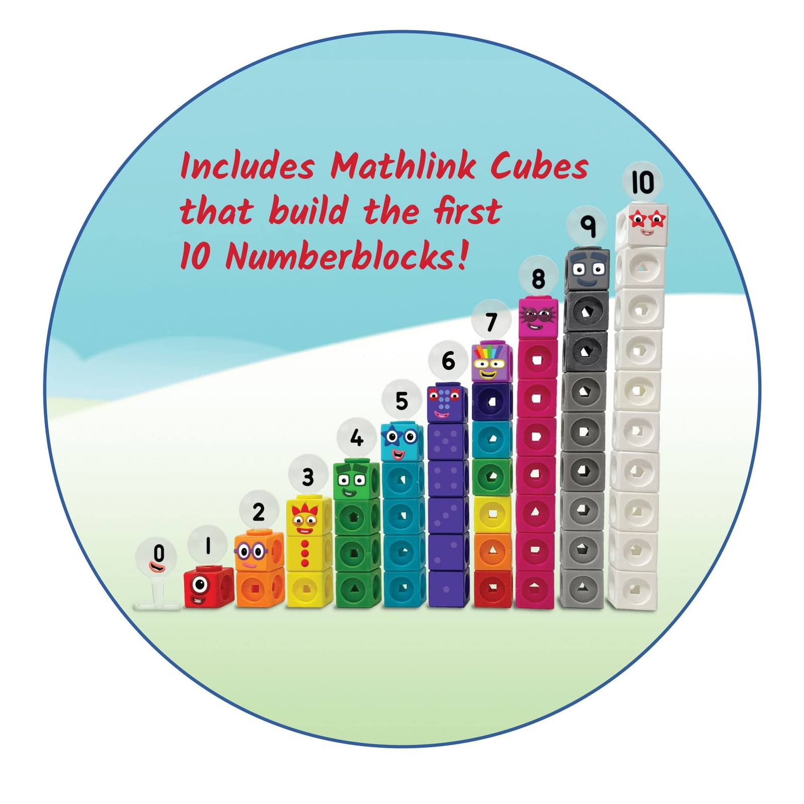Math Link Cubes Numberblocks 1-10 Counting Blocks 30 Activities Kindergarten