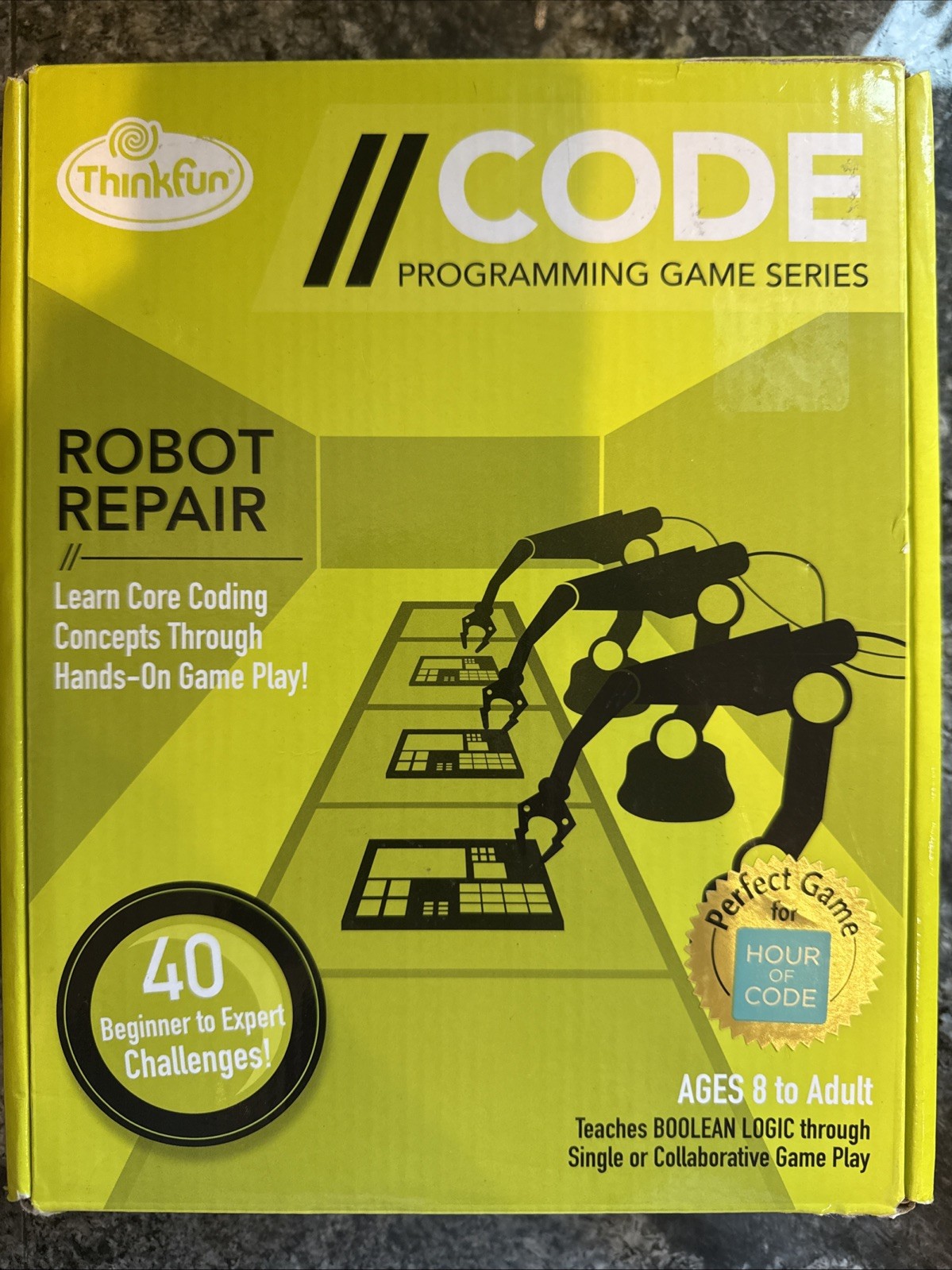 STEM Code Programming Game Series Robot Repair Thinkfun Coding Concept