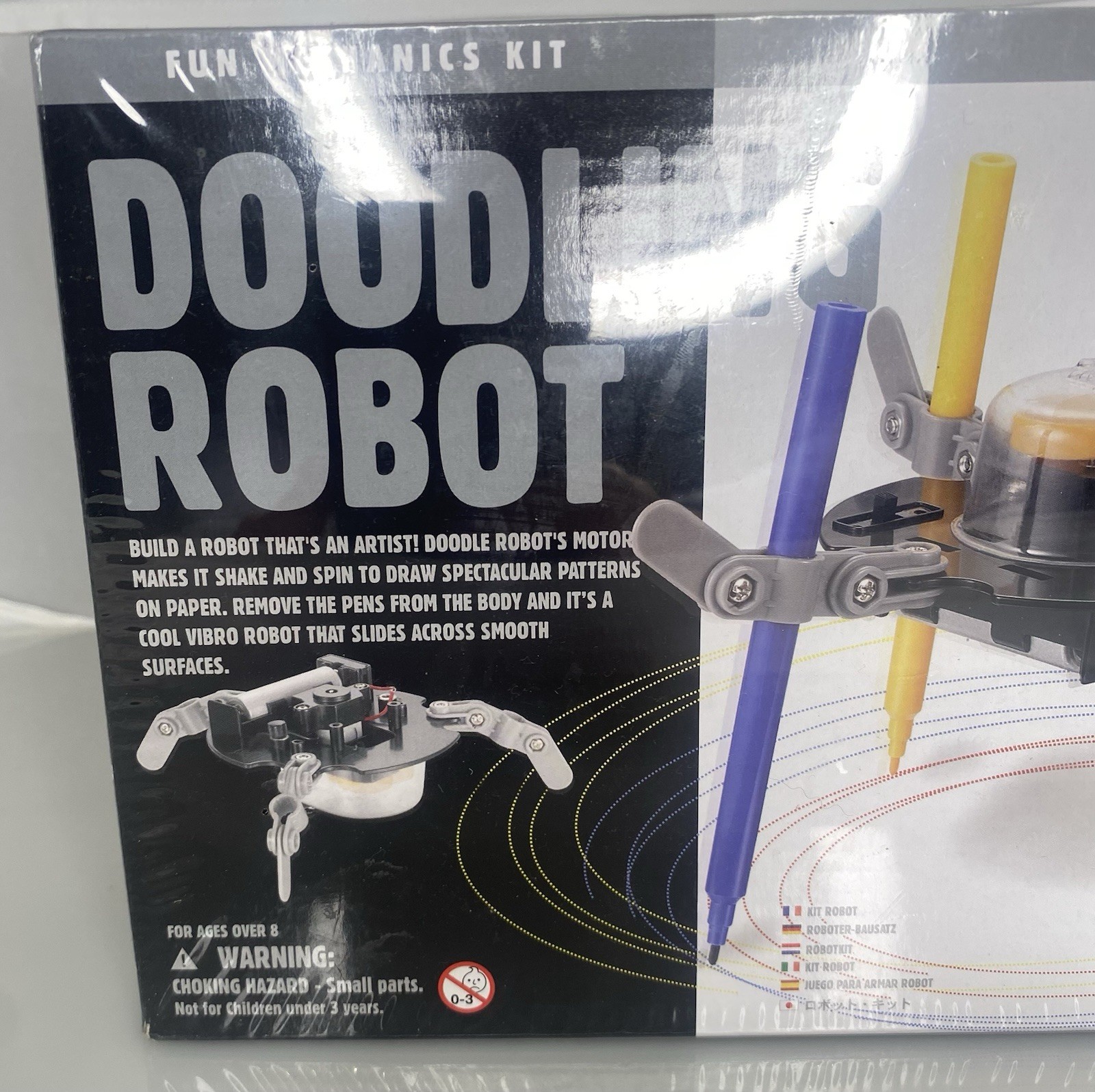 4M Doodling Robot Fun Mechanics Kit Build Art Create