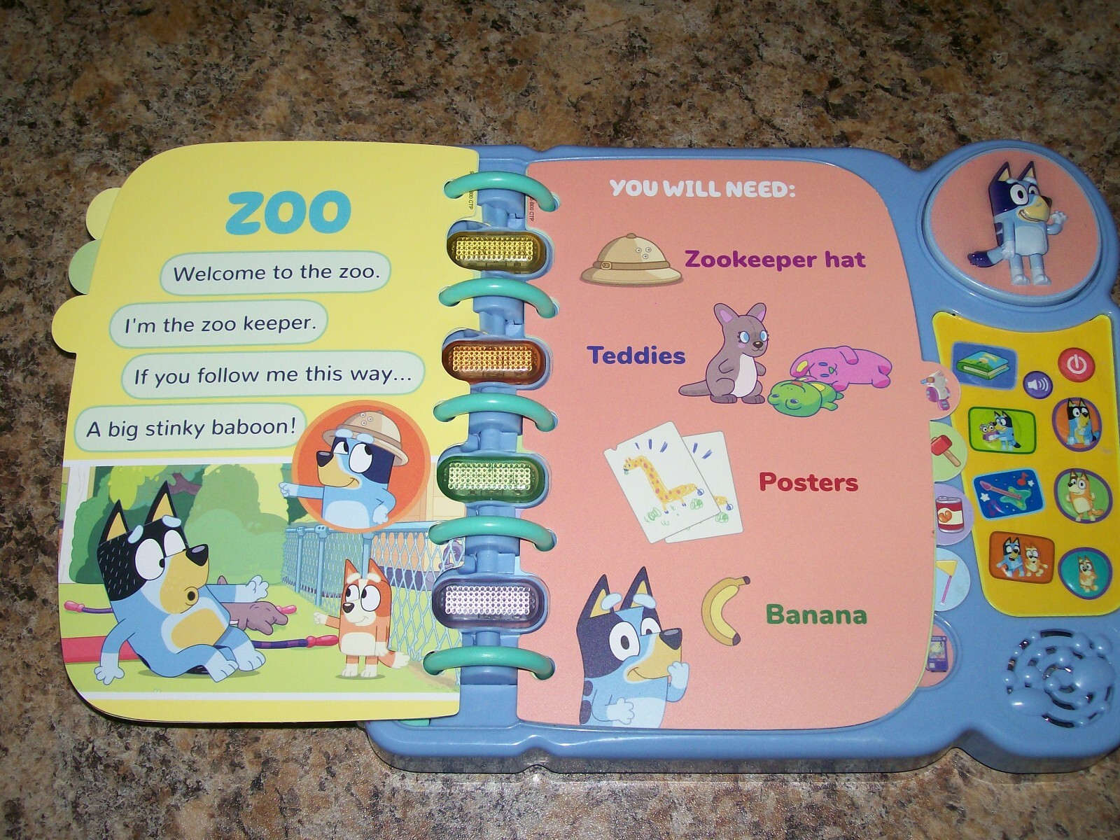 VTech 80-541200 Bluey Bluey’s Book of Games Plays Music, Lights Flash & Talks