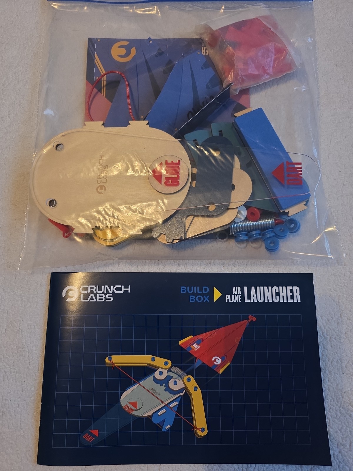 Crunch Labs Mark Rober Airplane Launcher Build Box, Complete, No Box