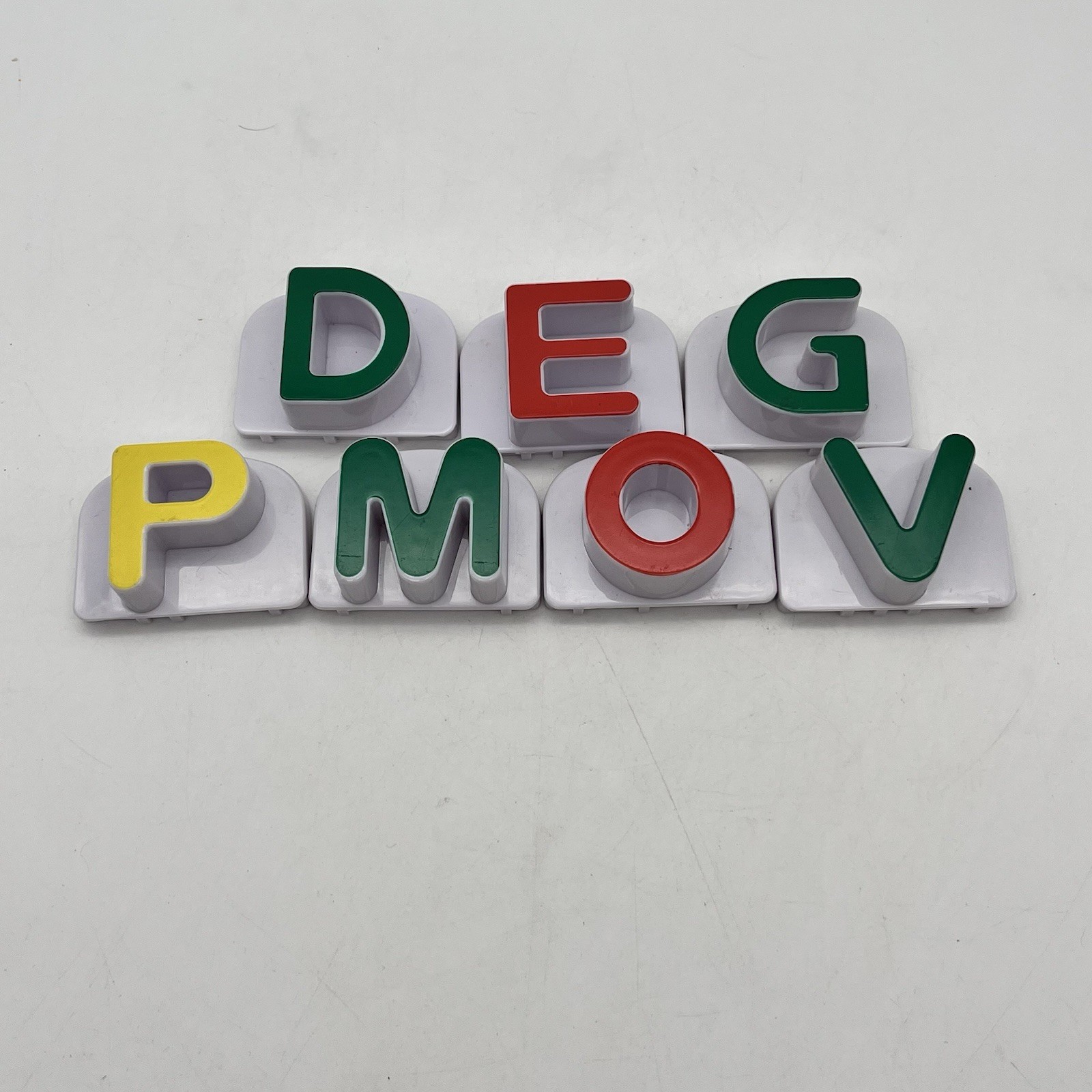 7 Replacement Leap Frog Word Whammer Fridge Phonics Magnetic Letters 2” X 1-1/2”
