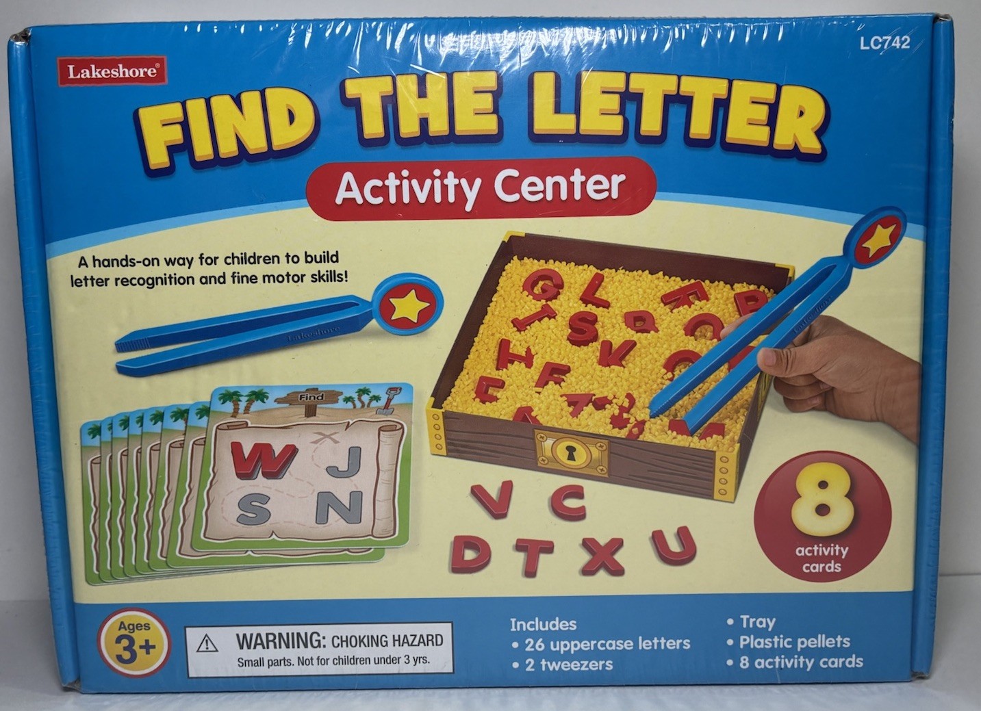 NEW SEALED BOX Lakeshore Find the Letter Activity Center Homeschool Alphabet