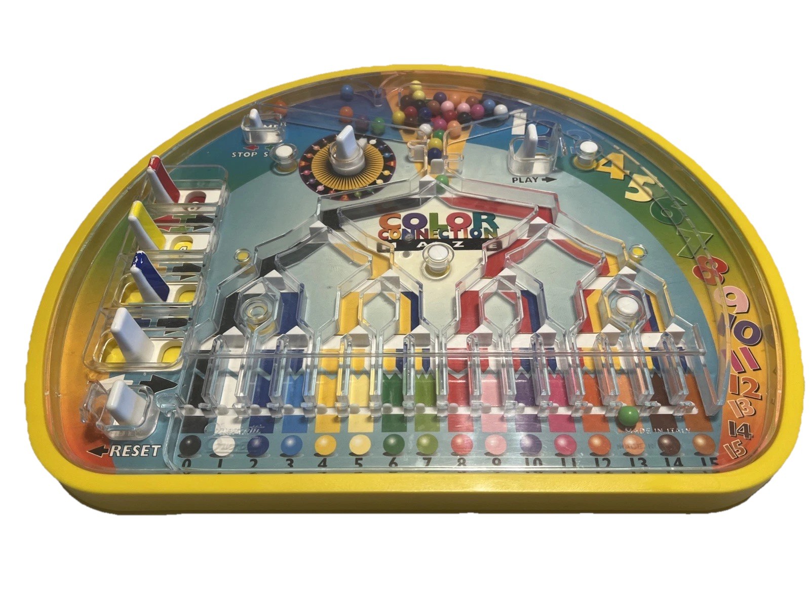 Vintage 1980s Quercetti Color Connection Maze Italy Montessori Homeschool Rami