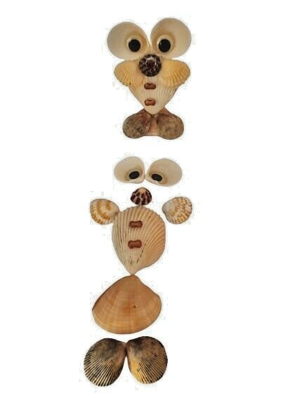 Seashell Art Figurines – The Fatty Family