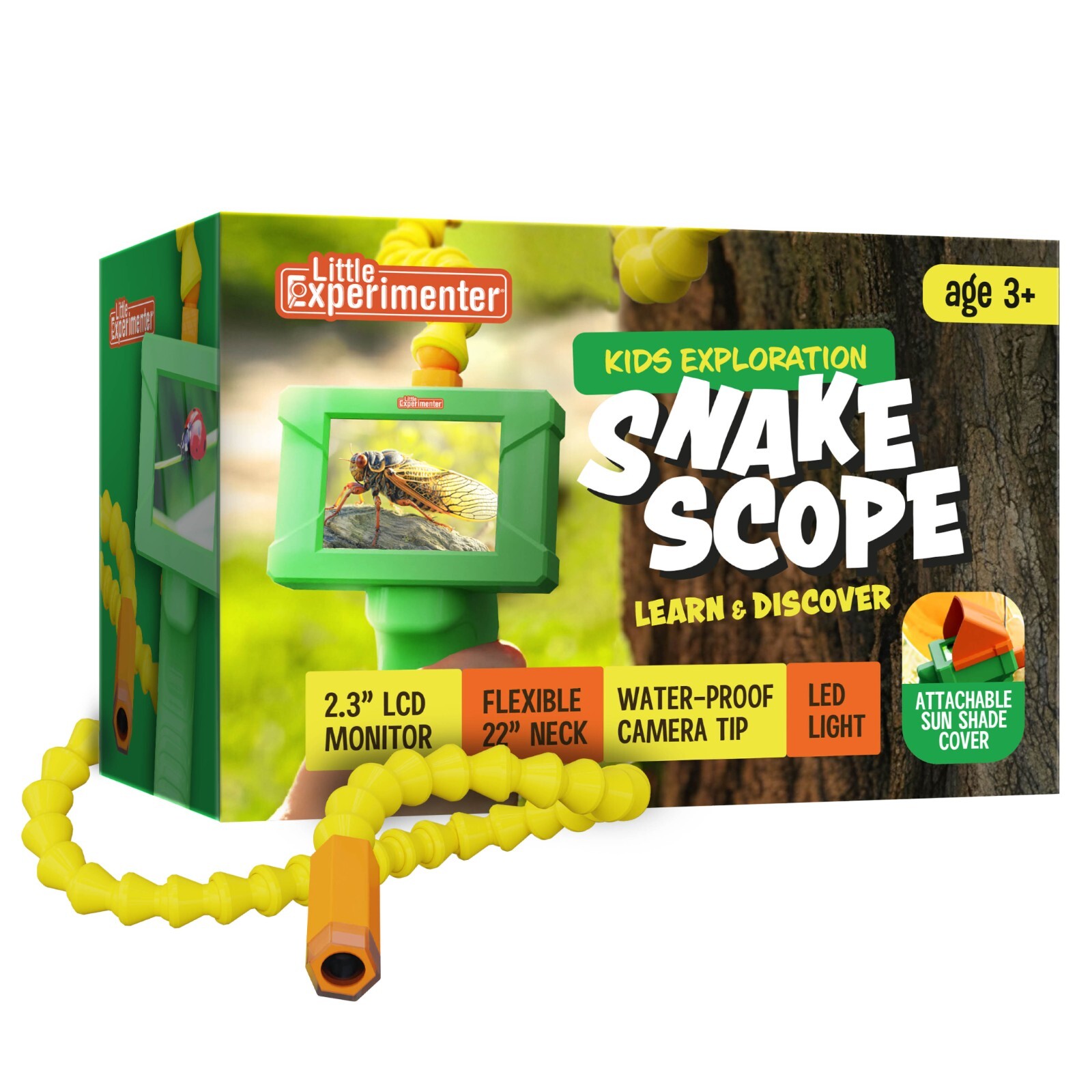 Borescope Snake Camera with Light for Kids, Learning & Educational Science Toys