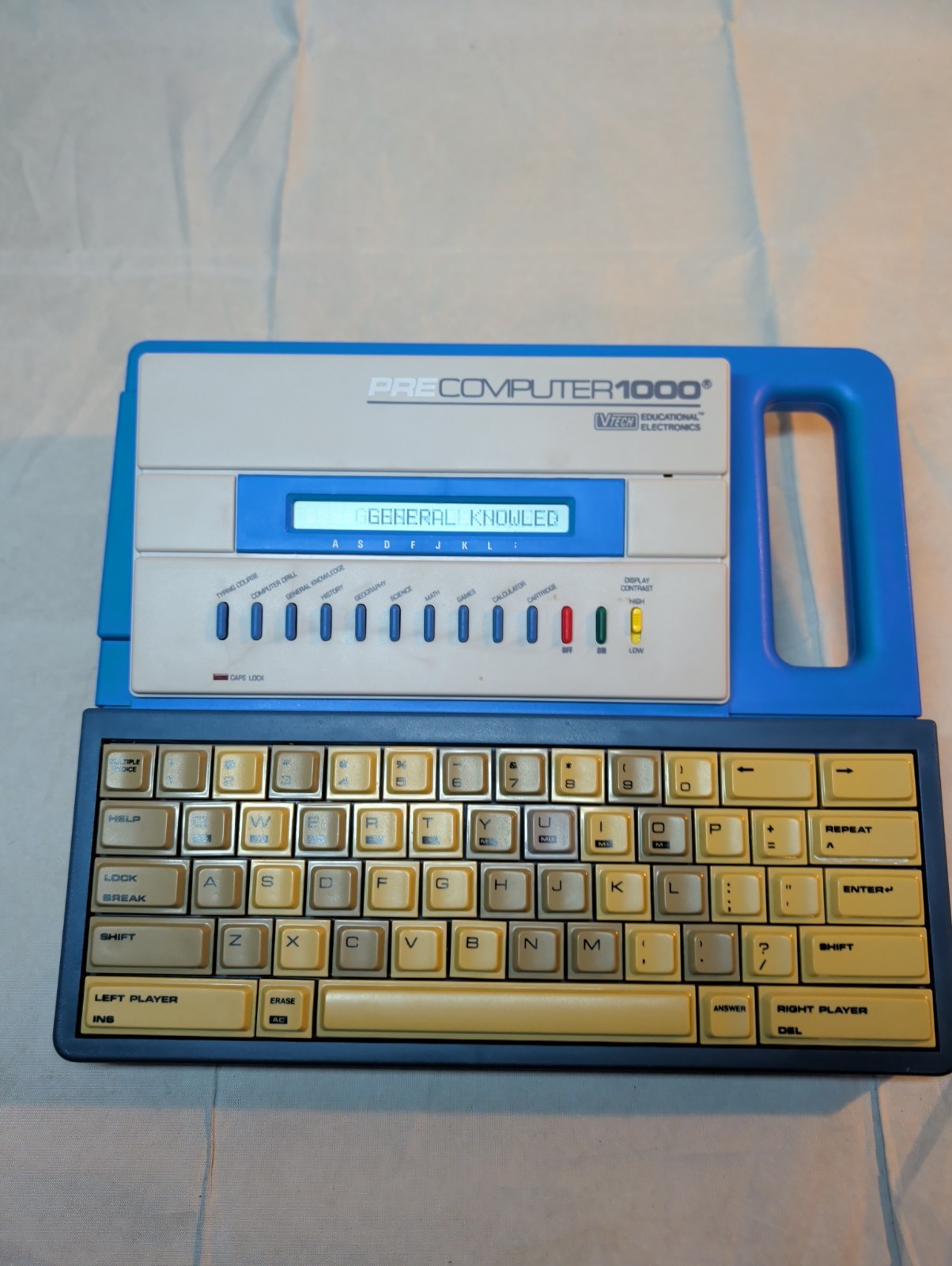 Vintage 1988 VTech PreComputer 1000 Learning Computer Tested Working w/ Box