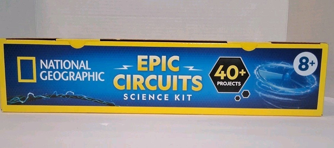 National Geographic Circuit Maker Kit Electronics Kit for Kids with 40+ Projects