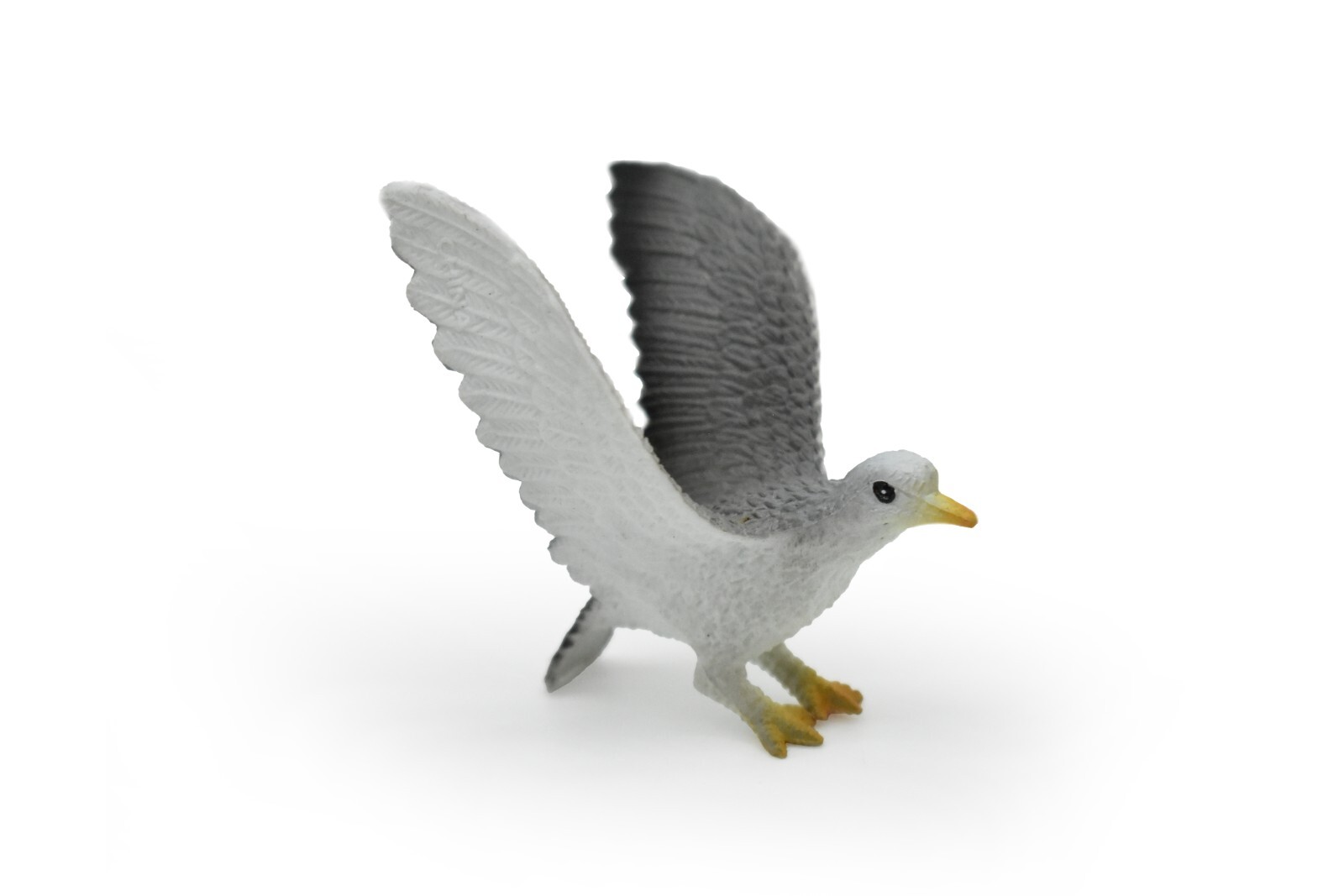 Seagull Toy, Very Nice Rubber Model, Hand Painted 3″ F614 B132