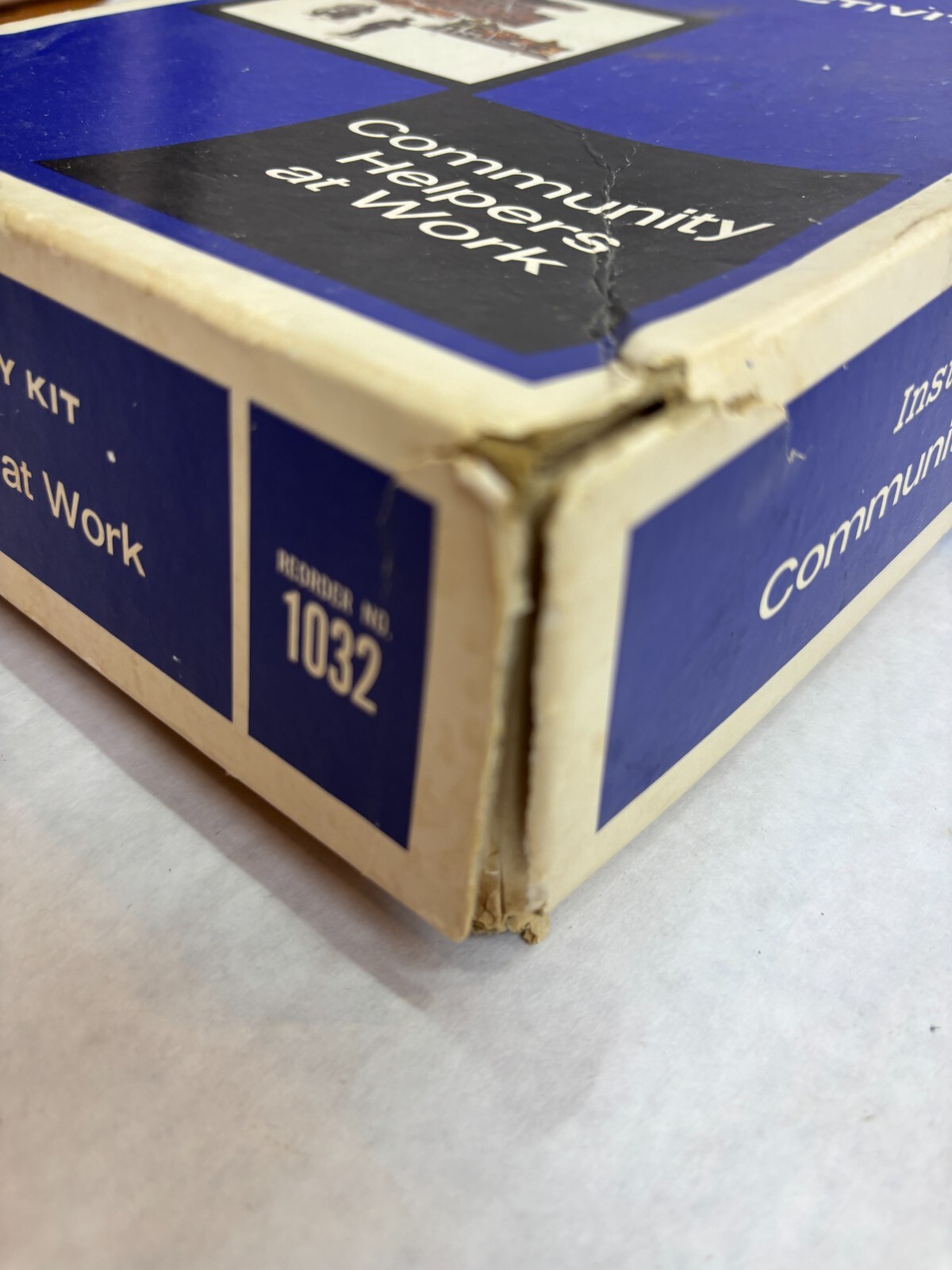 Rare – 1966 Instructo Activity Kit Community Helpers at Work – 1032