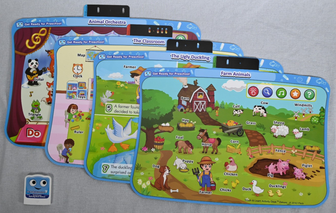 VTech Touch & Learn Activity Desk Deluxe Expansion Pack Get Ready for Preschool