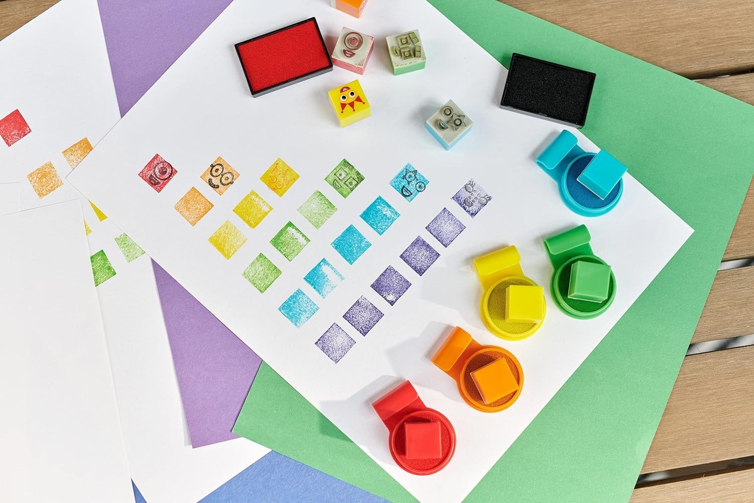 Fun Numberblocks Stamp Activity Set for Kids: 20 Stamps for Creative Learning